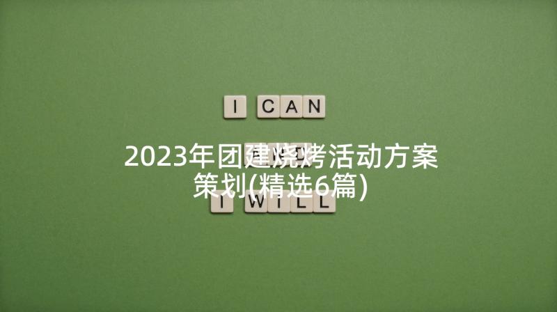 2023年团建烧烤活动方案策划(精选6篇)