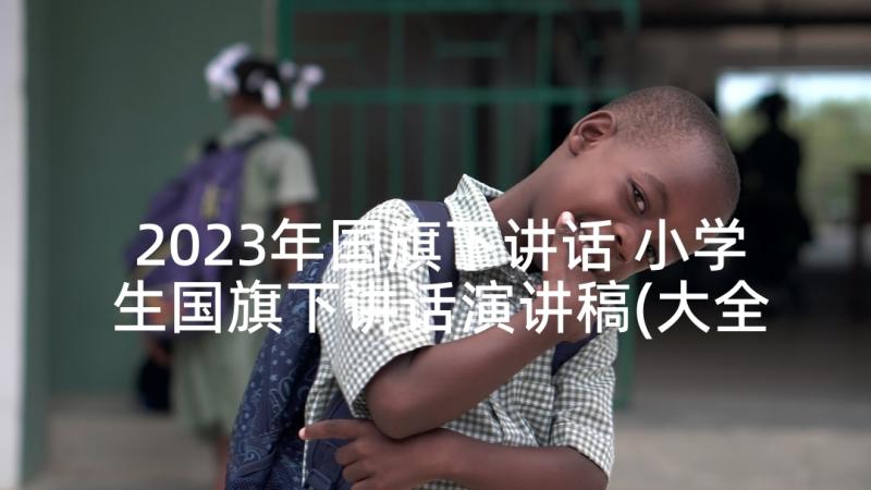 2023年国旗下讲话 小学生国旗下讲话演讲稿(大全5篇)