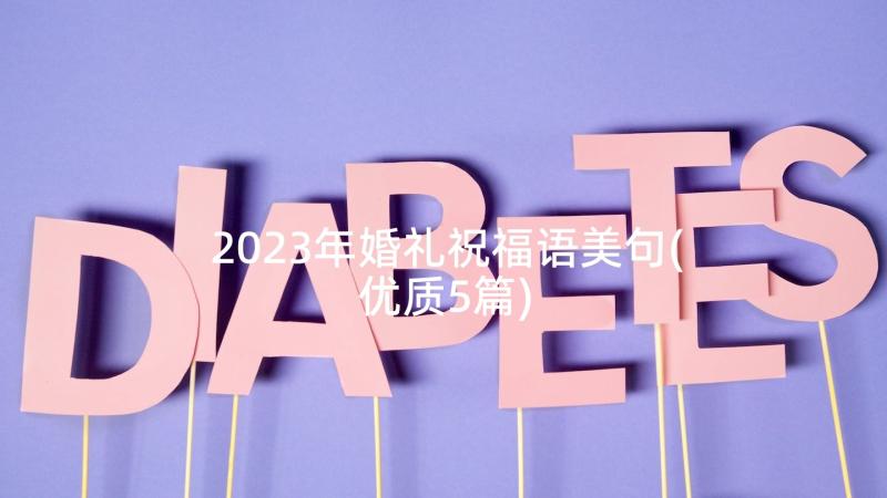 2023年婚礼祝福语美句(优质5篇)