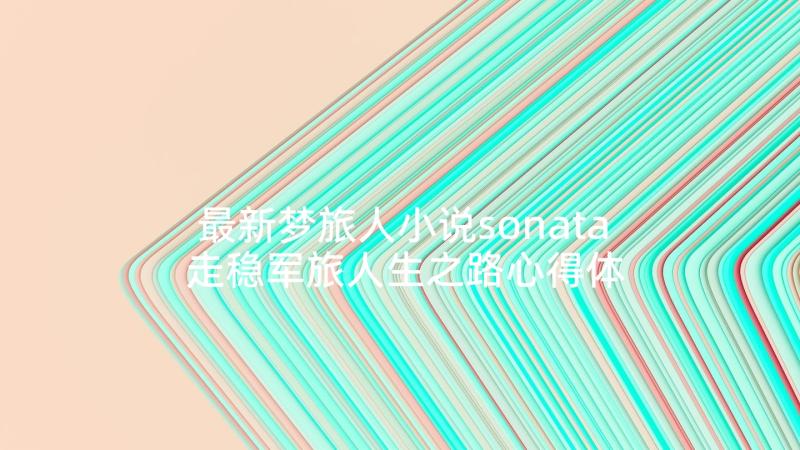 最新梦旅人小说sonata 走稳军旅人生之路心得体会(通用9篇)