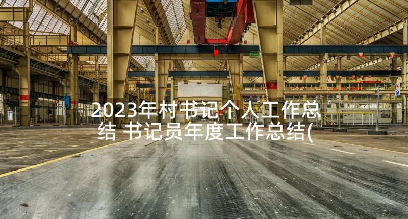 2023年村书记个人工作总结 书记员年度工作总结(模板5篇)