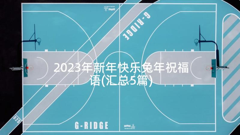 2023年新年快乐兔年祝福语(汇总5篇)