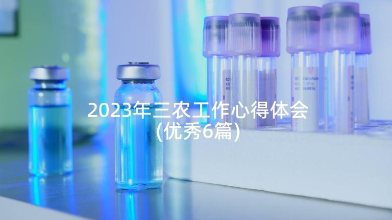 2023年三农工作心得体会(优秀6篇)