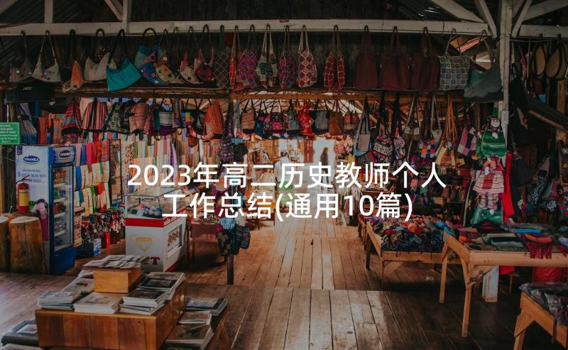 2023年高二历史教师个人工作总结(通用10篇)