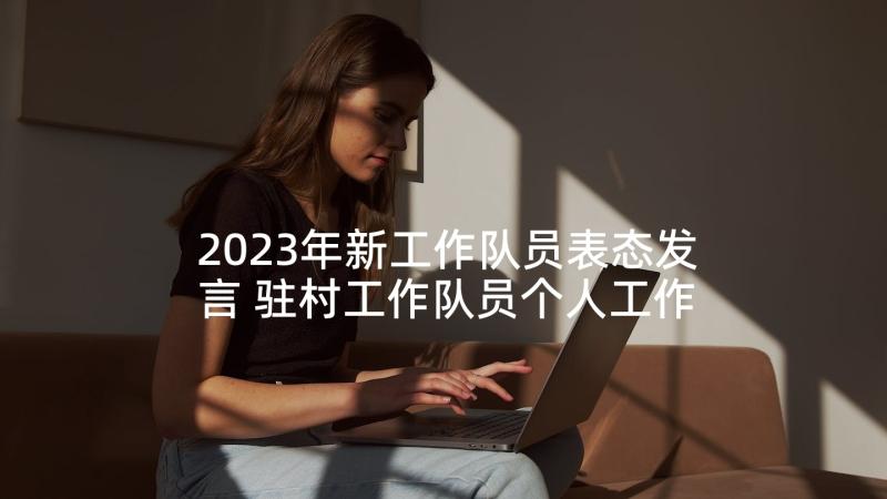 2023年新工作队员表态发言 驻村工作队员个人工作总结(通用7篇)