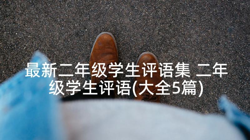 最新二年级学生评语集 二年级学生评语(大全5篇)