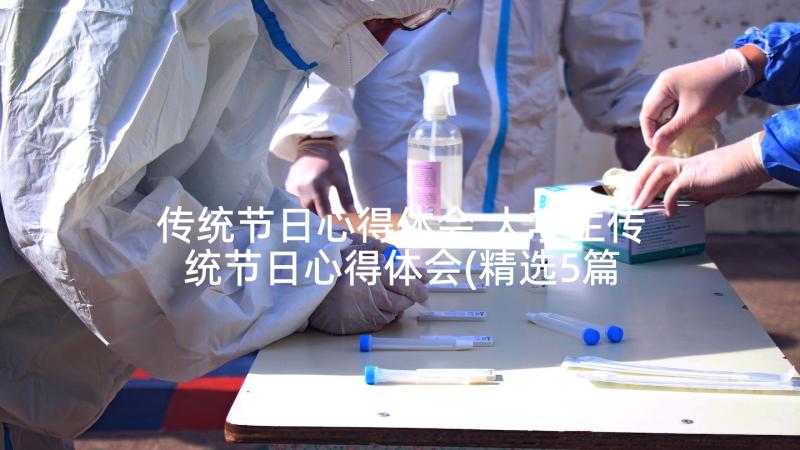 传统节日心得体会 大学生传统节日心得体会(精选5篇)