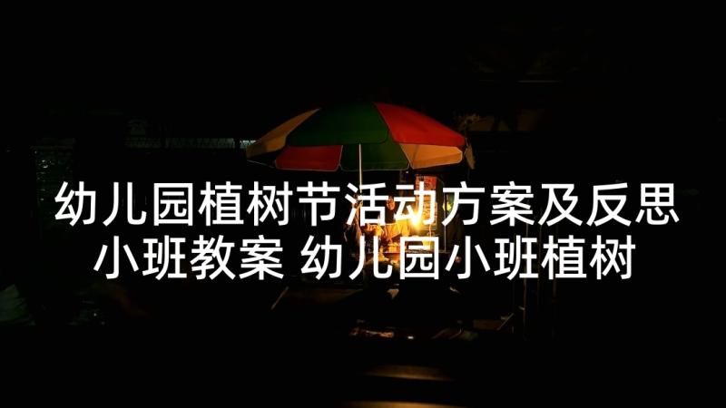 幼儿园植树节活动方案及反思小班教案 幼儿园小班植树节活动方案(实用5篇)