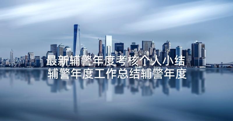 最新辅警年度考核个人小结 辅警年度工作总结辅警年度考核个人总结(大全5篇)