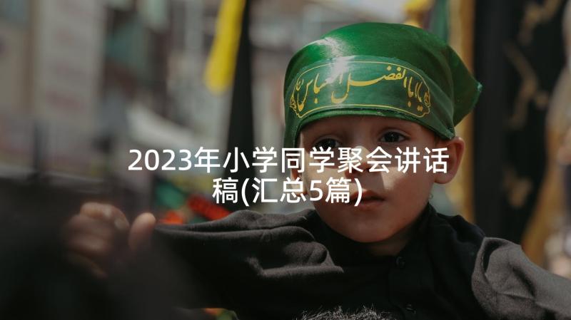 2023年小学同学聚会讲话稿(汇总5篇)