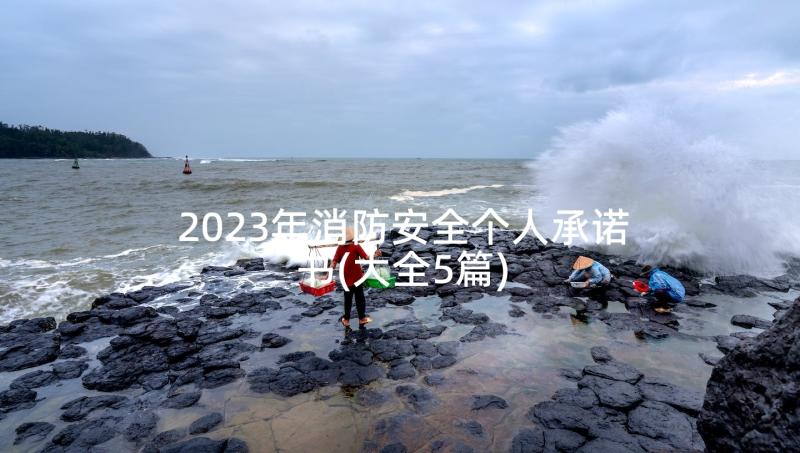 2023年消防安全个人承诺书(大全5篇)