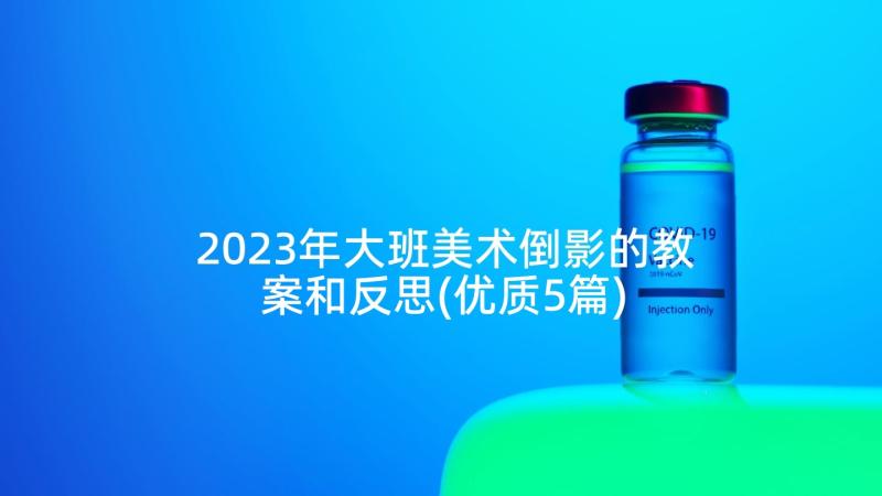 2023年大班美术倒影的教案和反思(优质5篇)