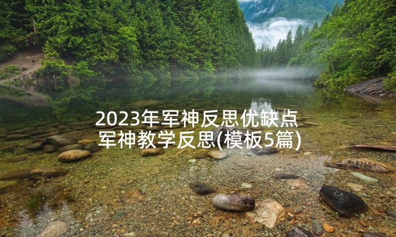 2023年军神反思优缺点 军神教学反思(模板5篇)