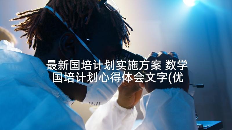 最新国培计划实施方案 数学国培计划心得体会文字(优质6篇)