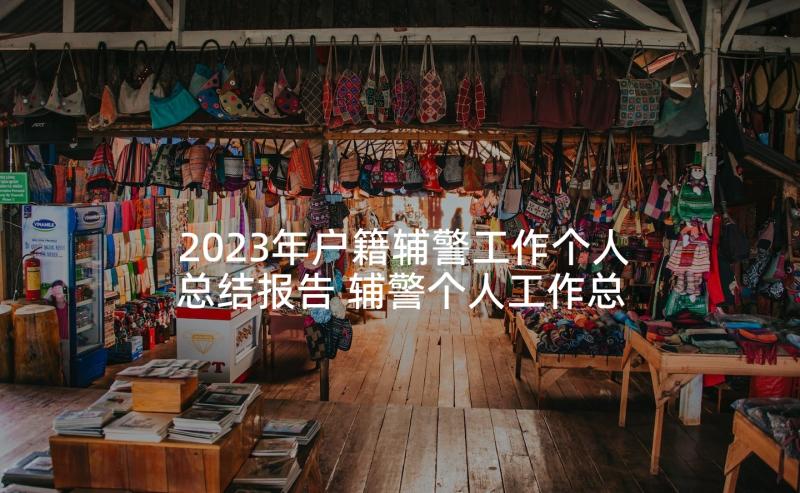 2023年户籍辅警工作个人总结报告 辅警个人工作总结(优秀7篇)