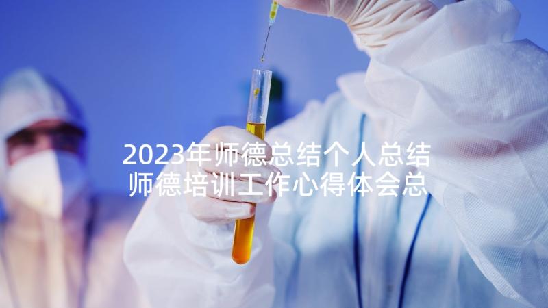 2023年师德总结个人总结 师德培训工作心得体会总结(实用7篇)