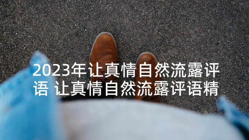 2023年让真情自然流露评语 让真情自然流露评语精彩(模板5篇)