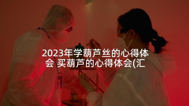 2023年学葫芦丝的心得体会 买葫芦的心得体会(汇总8篇)