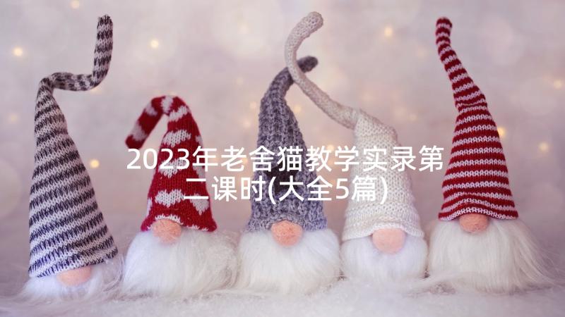 2023年老舍猫教学实录第二课时(大全5篇)