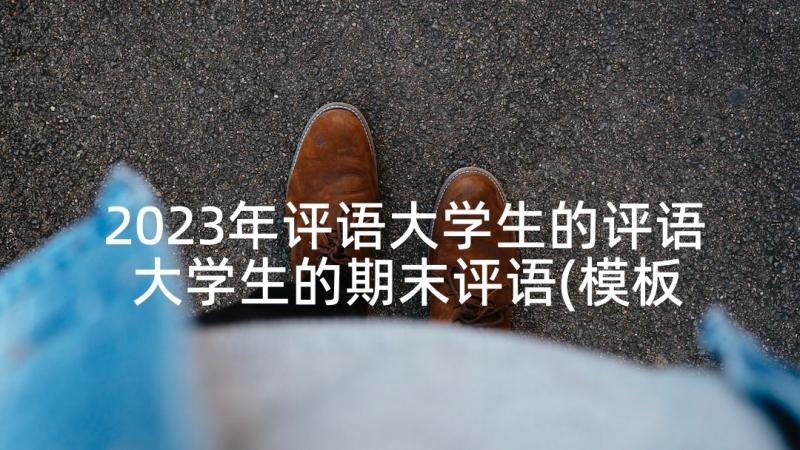 2023年评语大学生的评语 大学生的期末评语(模板10篇)