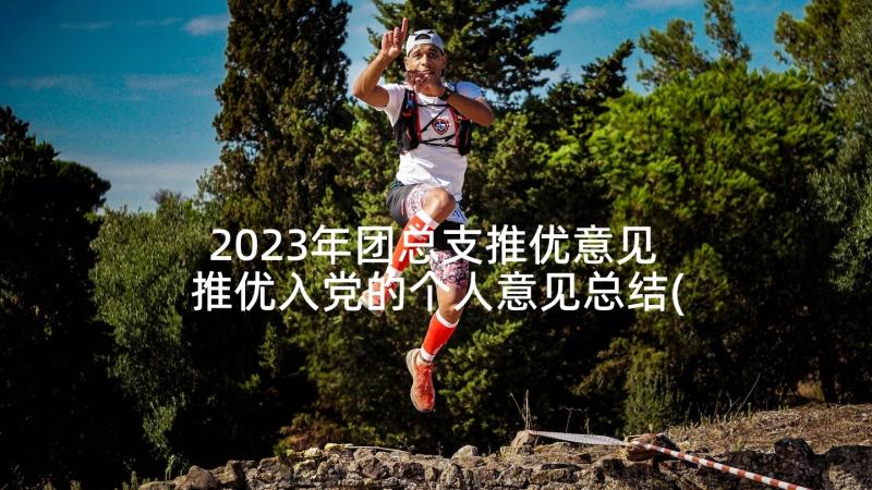 2023年团总支推优意见 推优入党的个人意见总结(通用5篇)