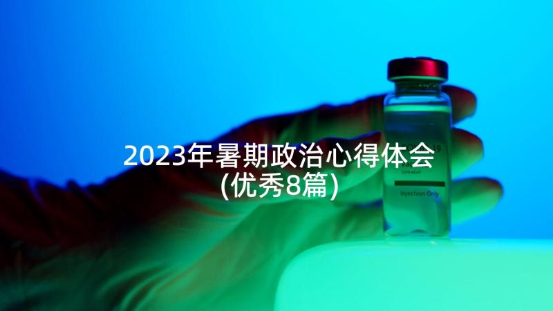 2023年暑期政治心得体会(优秀8篇)