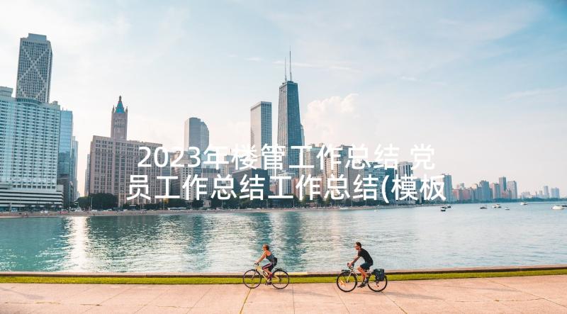 2023年楼管工作总结 党员工作总结工作总结(模板9篇)