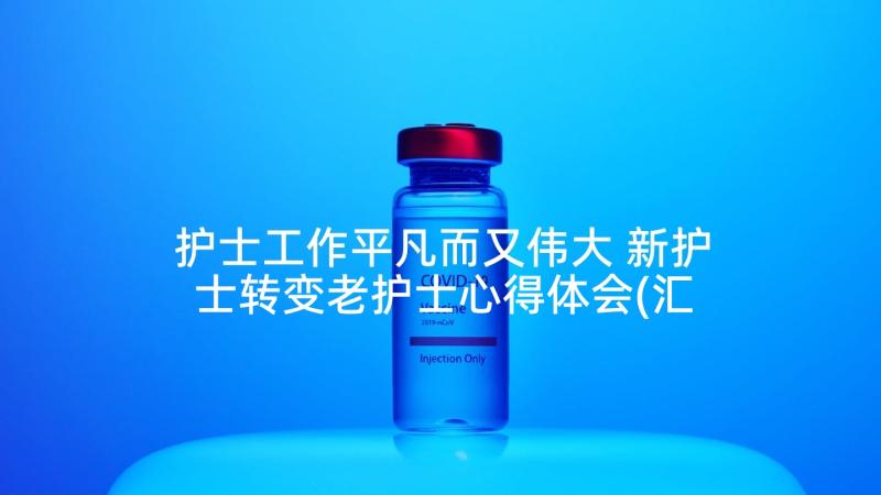 护士工作平凡而又伟大 新护士转变老护士心得体会(汇总6篇)