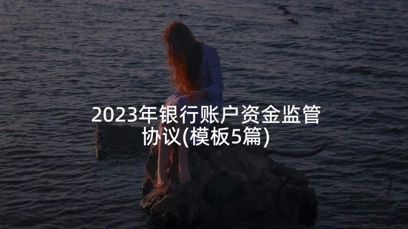 2023年银行账户资金监管协议(模板5篇)