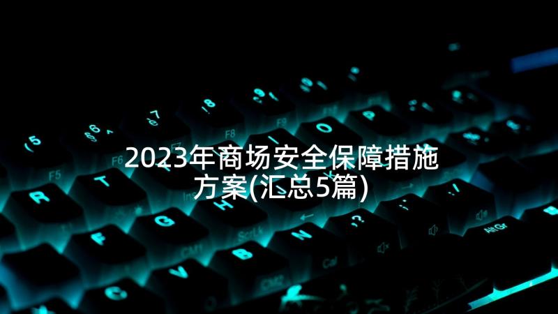 2023年商场安全保障措施方案(汇总5篇)