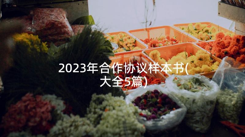 2023年合作协议样本书(大全5篇)