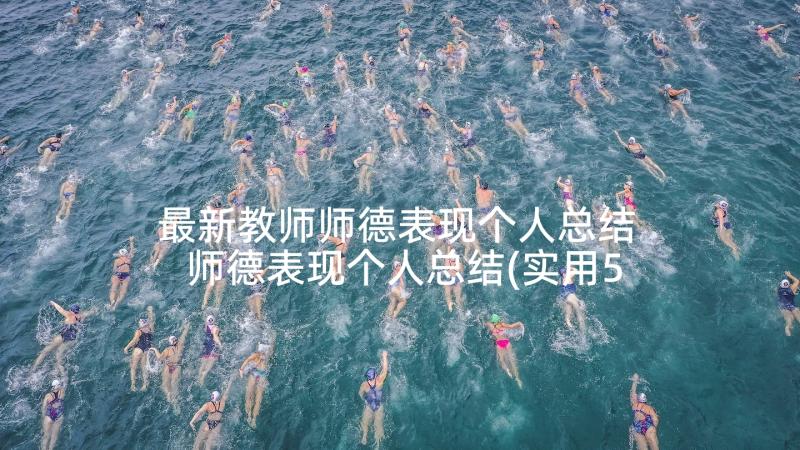 最新教师师德表现个人总结 师德表现个人总结(实用5篇)