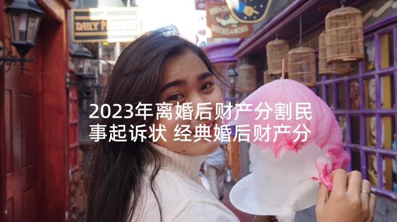 2023年离婚后财产分割民事起诉状 经典婚后财产分割离婚协议书婚后财产平分(通用5篇)