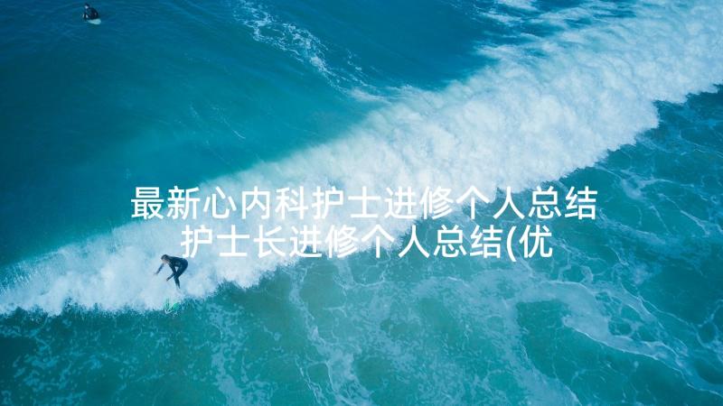 最新心内科护士进修个人总结 护士长进修个人总结(优秀5篇)