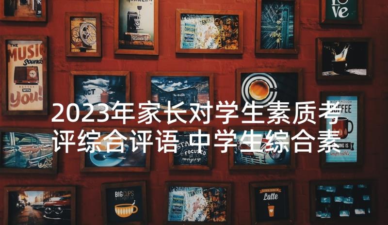 2023年家长对学生素质考评综合评语 中学生综合素质评价家长评语(优秀9篇)