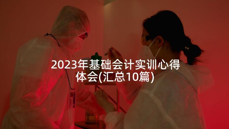 2023年基础会计实训心得体会(汇总10篇)