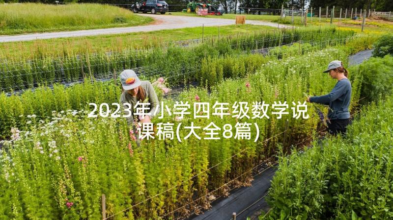 2023年小学四年级数学说课稿(大全8篇)