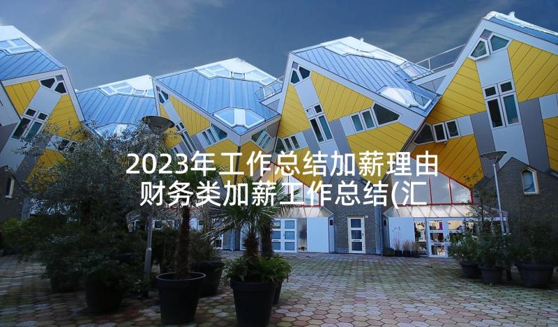 2023年工作总结加薪理由 财务类加薪工作总结(汇总5篇)