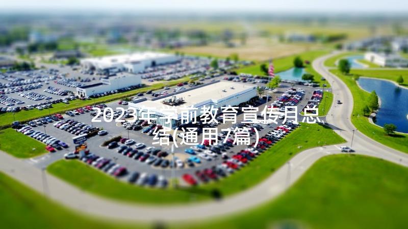 2023年学前教育宣传月总结(通用7篇)