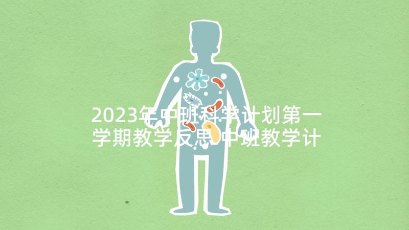 2023年中班科学计划第一学期教学反思 中班教学计划第一学期(大全5篇)