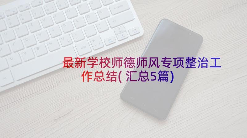 最新学校师德师风专项整治工作总结(汇总5篇)