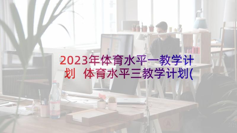 2023年体育水平一教学计划 体育水平三教学计划(精选5篇)