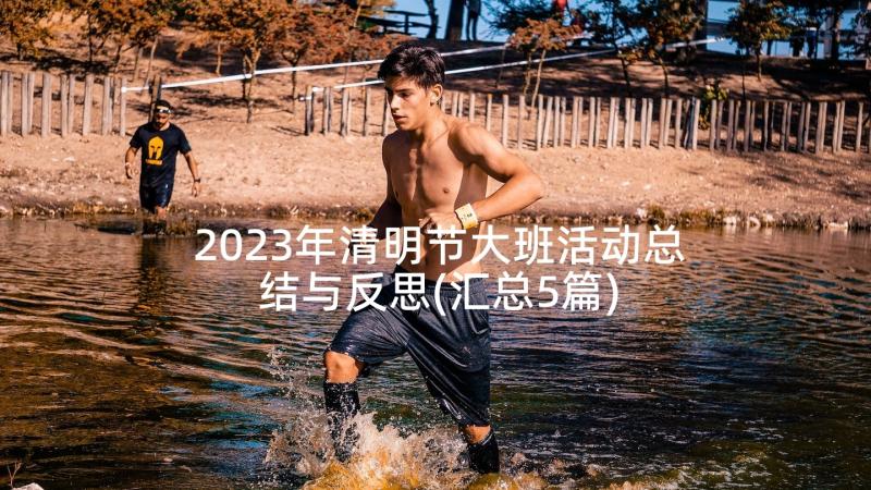 2023年清明节大班活动总结与反思(汇总5篇)