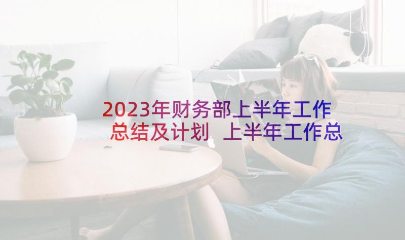 2023年财务部上半年工作总结及计划 上半年工作总结及下半年工作计划(精选5篇)