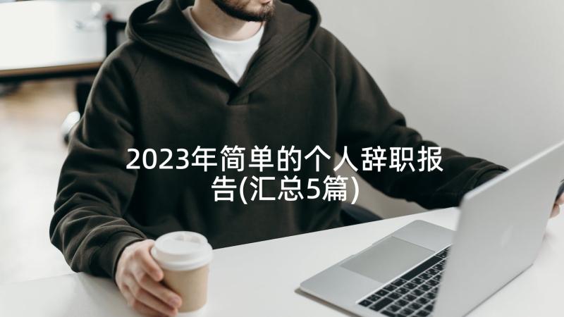 2023年简单的个人辞职报告(汇总5篇)