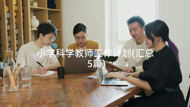 小学科学教师工作计划(汇总5篇)