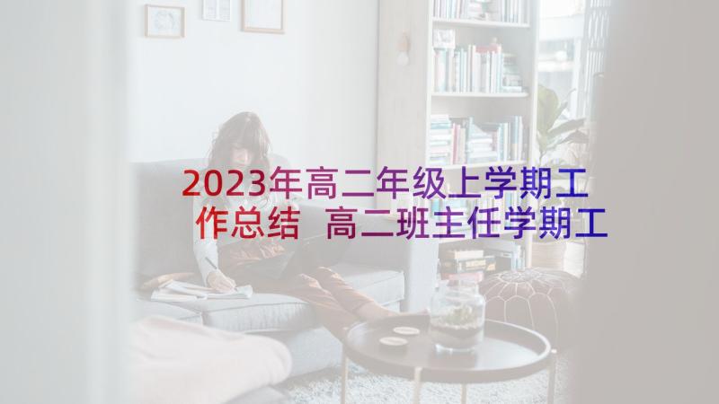 2023年高二年级上学期工作总结 高二班主任学期工作总结(精选5篇)