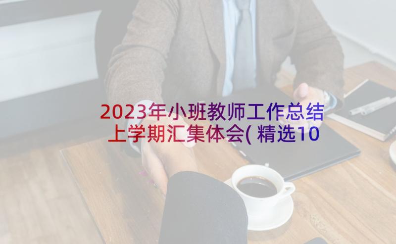 2023年小班教师工作总结上学期汇集体会(精选10篇)