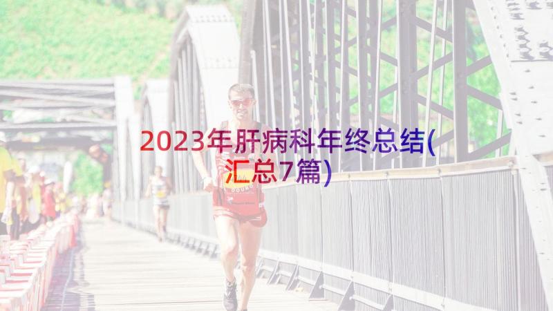 2023年肝病科年终总结(汇总7篇)