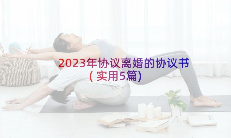 2023年协议离婚的协议书(实用5篇)